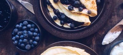 Heidelbeer-Pfannkuchen